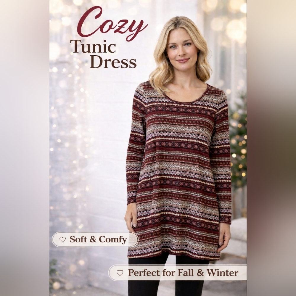 Long sleeve sweater dress